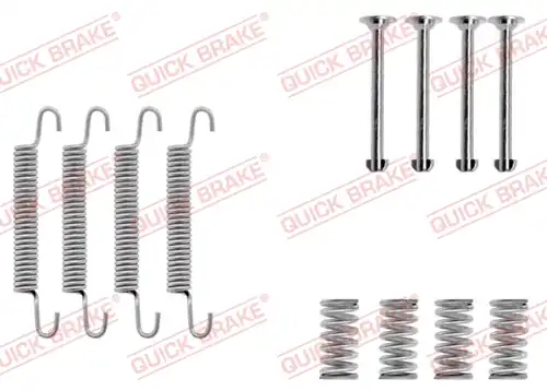комплект принадлежности, челюсти за ръчна спирачка QUICK BRAKE 105-0667