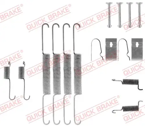 комплект принадлежности, спирани челюсти QUICK BRAKE 105-0670
