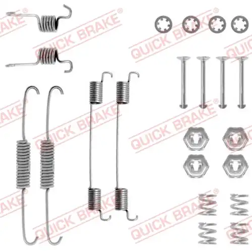 комплект принадлежности, спирани челюсти QUICK BRAKE 105-0674