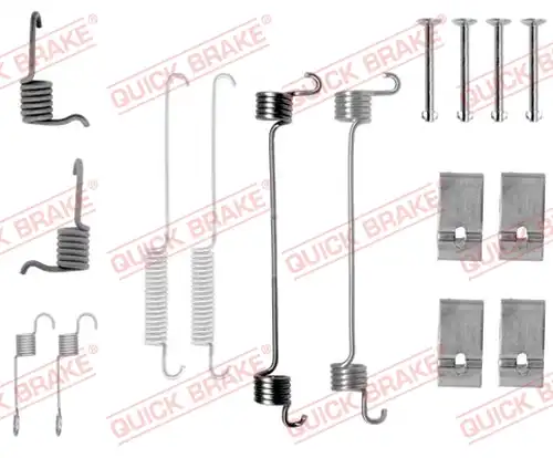комплект принадлежности, спирани челюсти QUICK BRAKE 105-0676