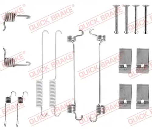 комплект принадлежности, спирани челюсти QUICK BRAKE 105-0677