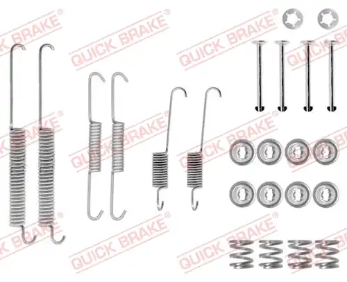 комплект принадлежности, спирани челюсти QUICK BRAKE 105-0678