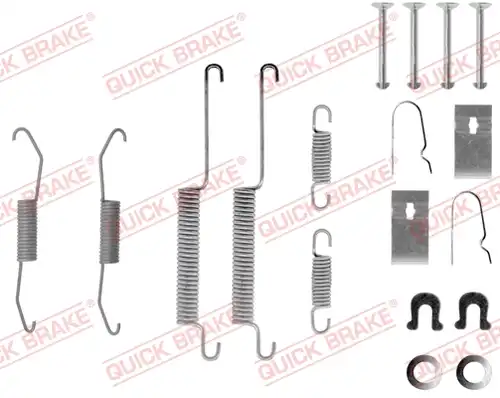 комплект принадлежности, спирани челюсти QUICK BRAKE 105-0679