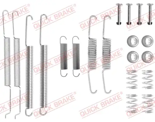 комплект принадлежности, спирани челюсти QUICK BRAKE 105-0681