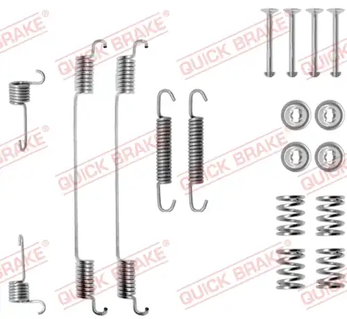 комплект принадлежности, спирани челюсти QUICK BRAKE 105-0682