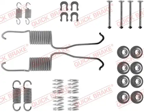 комплект принадлежности, спирани челюсти QUICK BRAKE 105-0684