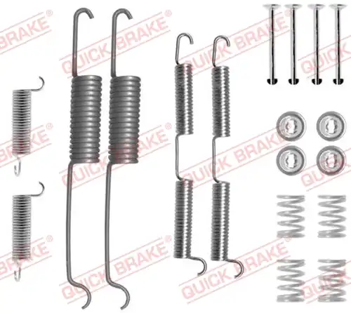 комплект принадлежности, спирани челюсти QUICK BRAKE 105-0687