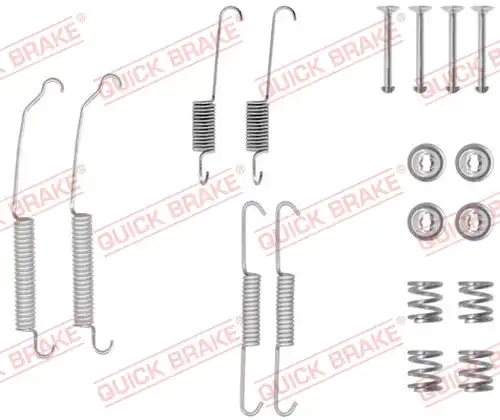 комплект принадлежности, спирани челюсти QUICK BRAKE 105-0701