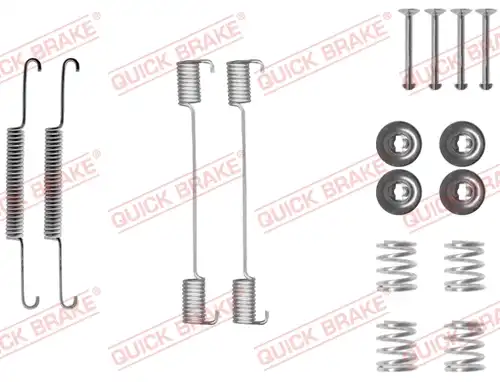 комплект принадлежности, спирани челюсти QUICK BRAKE 105-0704