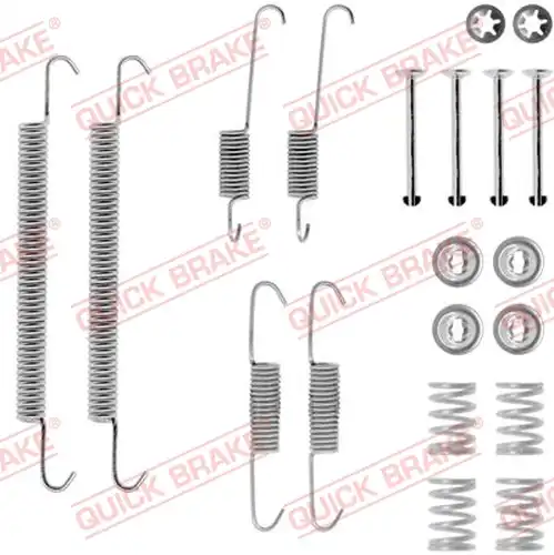 комплект принадлежности, спирани челюсти QUICK BRAKE 105-0707
