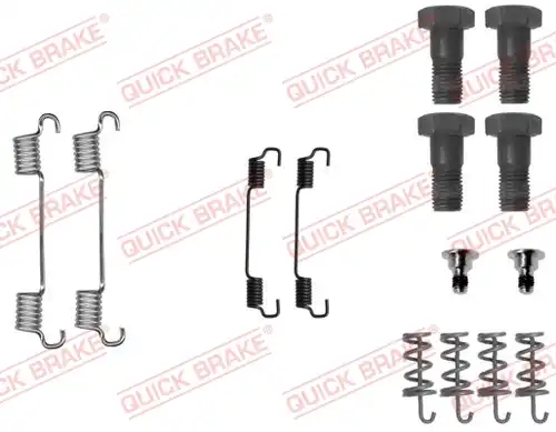 комплект принадлежности, челюсти за ръчна спирачка QUICK BRAKE 105-0716
