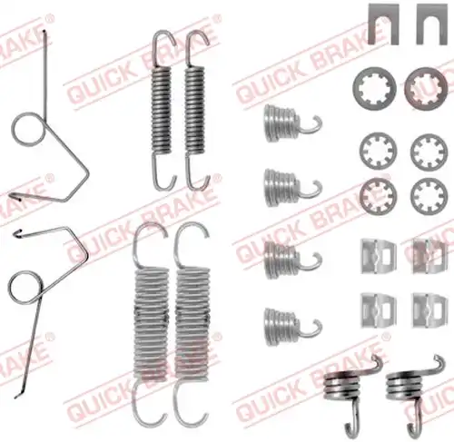 комплект принадлежности, спирани челюсти QUICK BRAKE 105-0719