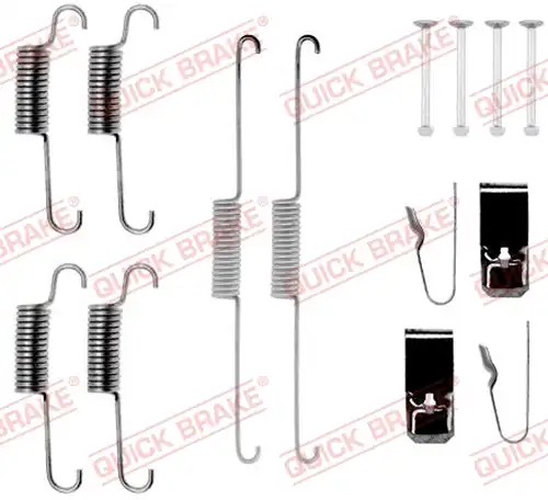 комплект принадлежности, спирани челюсти QUICK BRAKE 105-0723