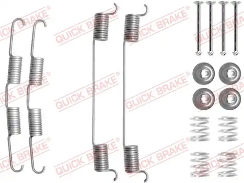 комплект принадлежности, спирани челюсти QUICK BRAKE 105-0724R