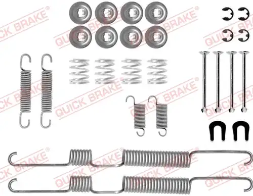 комплект принадлежности, спирани челюсти QUICK BRAKE 105-0730