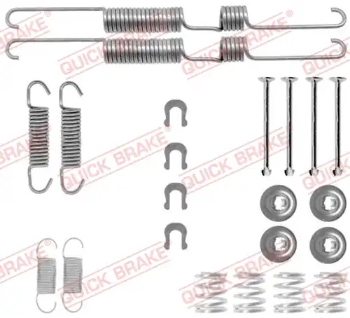 комплект принадлежности, спирани челюсти QUICK BRAKE 105-0738