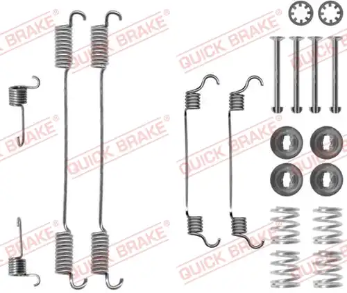 комплект принадлежности, спирани челюсти QUICK BRAKE 105-0740