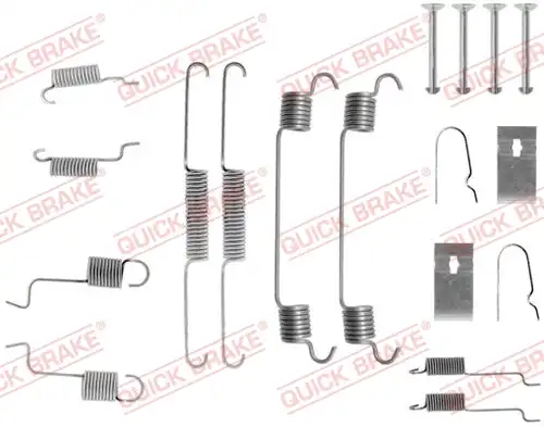 комплект принадлежности, спирани челюсти QUICK BRAKE 105-0742