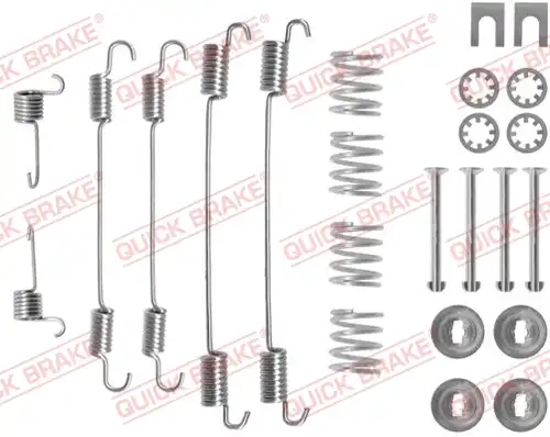 комплект принадлежности, спирани челюсти QUICK BRAKE 105-0747