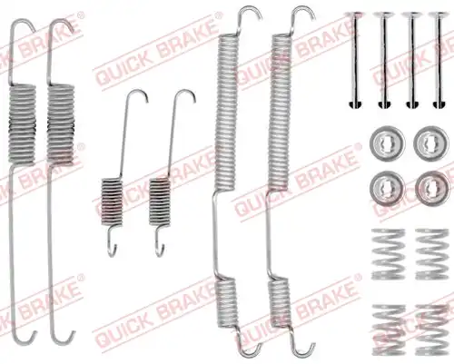 комплект принадлежности, спирани челюсти QUICK BRAKE 105-0755