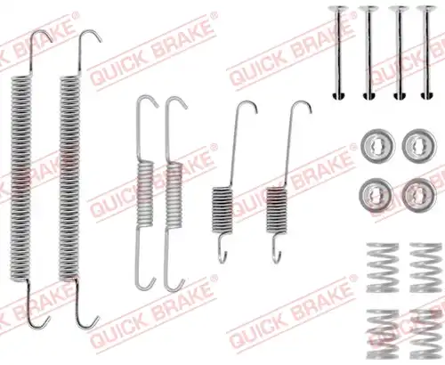 комплект принадлежности, спирани челюсти QUICK BRAKE 105-0757