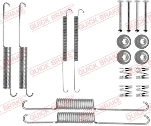 комплект принадлежности, спирани челюсти QUICK BRAKE 105-0758