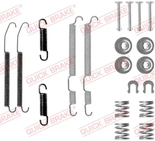комплект принадлежности, спирани челюсти QUICK BRAKE 105-0760