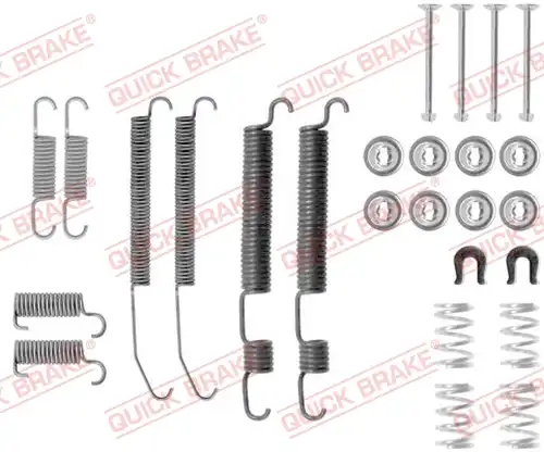 комплект принадлежности, спирани челюсти QUICK BRAKE 105-0762