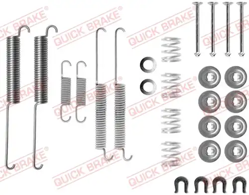 комплект принадлежности, спирани челюсти QUICK BRAKE 105-0787