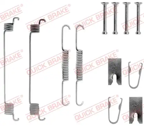 комплект принадлежности, спирани челюсти QUICK BRAKE 105-0789