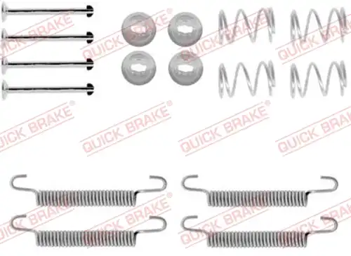 комплект принадлежности, челюсти за ръчна спирачка QUICK BRAKE 105-0791