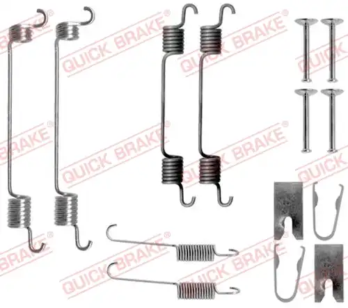 комплект принадлежности, спирани челюсти QUICK BRAKE 105-0797