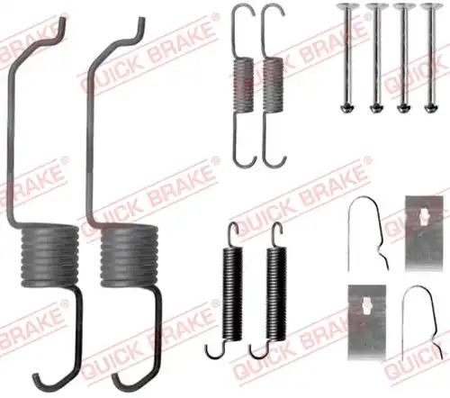 комплект принадлежности, спирани челюсти QUICK BRAKE 105-0798