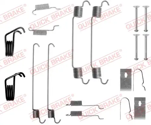 комплект принадлежности, спирани челюсти QUICK BRAKE 105-0799