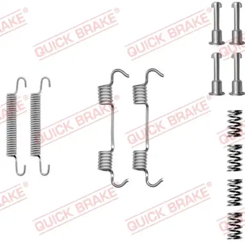комплект принадлежности, челюсти за ръчна спирачка QUICK BRAKE 105-0801