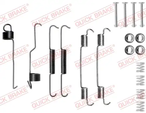 комплект принадлежности, спирани челюсти QUICK BRAKE 105-0804