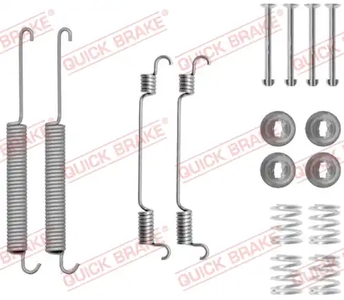 комплект принадлежности, спирани челюсти QUICK BRAKE 105-0806