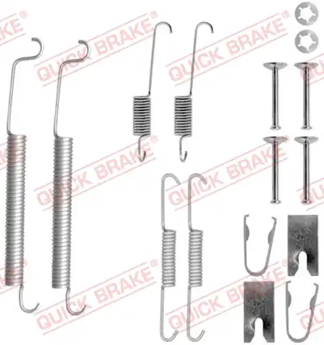 комплект принадлежности, спирани челюсти QUICK BRAKE 105-0807