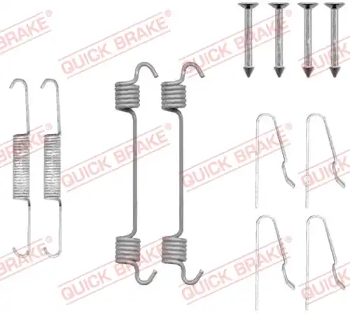 комплект принадлежности, челюсти за ръчна спирачка QUICK BRAKE 105-0808