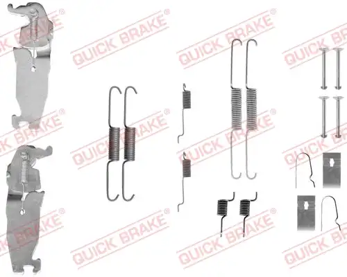 комплект принадлежности, спирани челюсти QUICK BRAKE 105-0811S