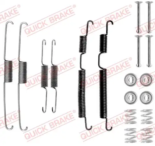 комплект принадлежности, спирани челюсти QUICK BRAKE 105-0813
