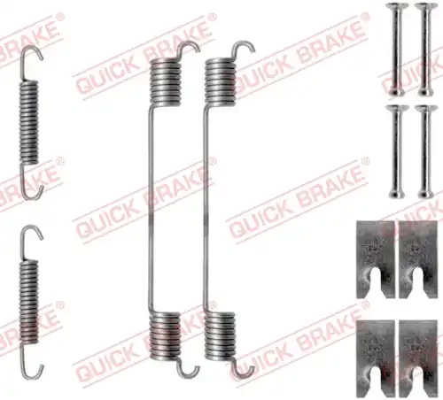 комплект принадлежности, спирани челюсти QUICK BRAKE 105-0814