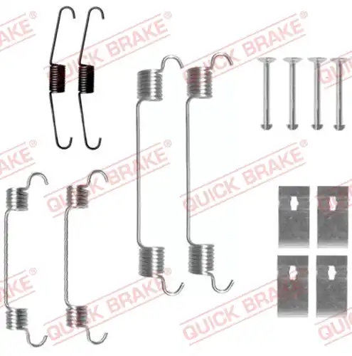 комплект принадлежности, спирани челюсти QUICK BRAKE 105-0833