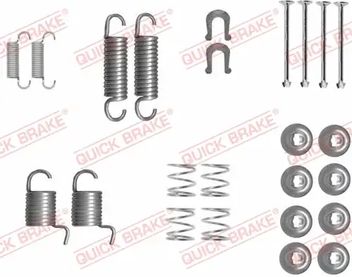 комплект принадлежности, спирани челюсти QUICK BRAKE 105-0834