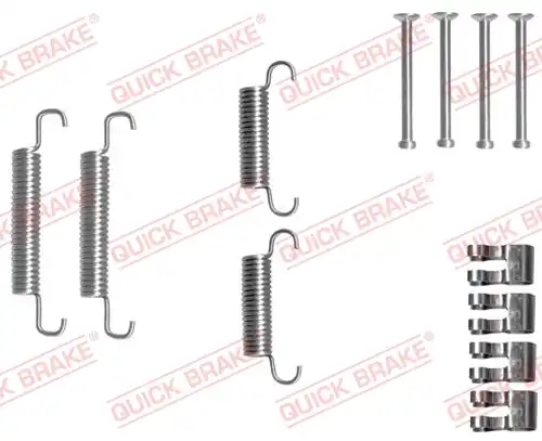 комплект принадлежности, челюсти за ръчна спирачка QUICK BRAKE 105-0839
