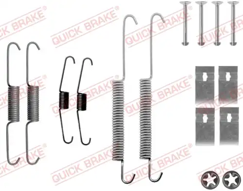 комплект принадлежности, спирани челюсти QUICK BRAKE 105-0842