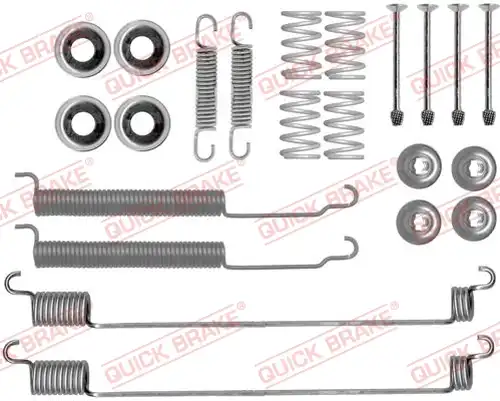 комплект принадлежности, спирани челюсти QUICK BRAKE 105-0843