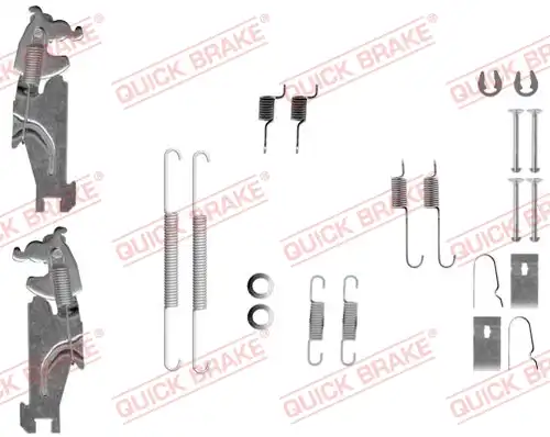 комплект принадлежности, спирани челюсти QUICK BRAKE 105-0847S