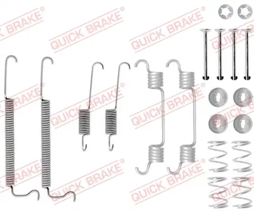 комплект принадлежности, спирани челюсти QUICK BRAKE 105-0849
