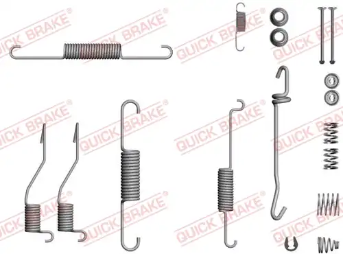 комплект принадлежности, спирани челюсти QUICK BRAKE 105-0852-1